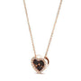 0.4 Carat Black Diamond Heart Necklace