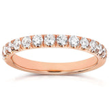 0.5 Carat Natural Diamond Flame Pavé Lyon Ring