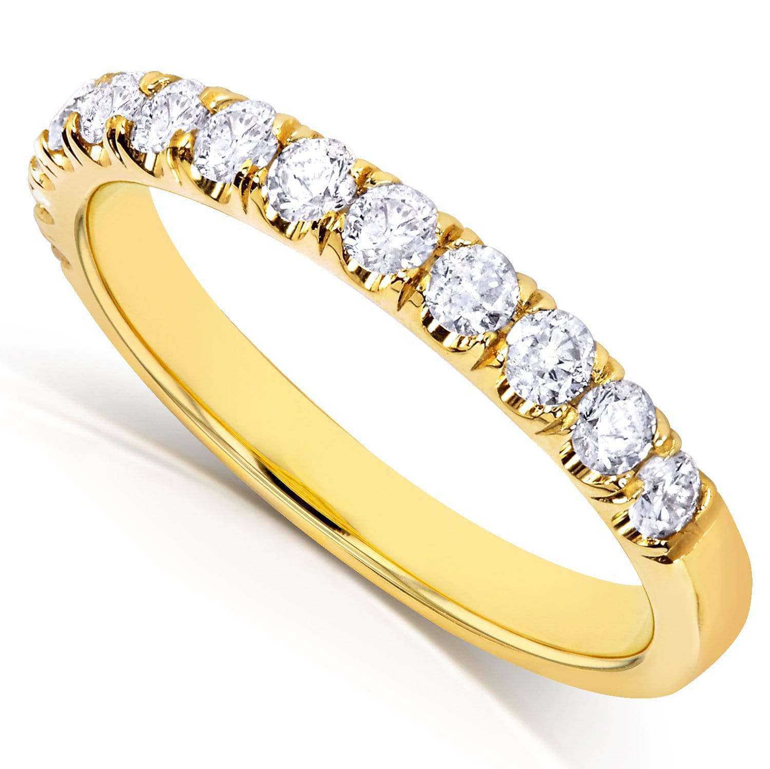 0.5 Carat Natural Diamond Flame Pavé Lyon Ring