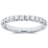 Kobelli Diamond Comfort Fit Flame French Pave Band 1/2 carat (ctw) in 14K White Gold