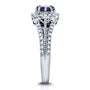 Kobelli Vintage Sapphire & Diamond Engagement Ring 1 Carat (ctw) in 14k White Gold