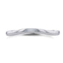 Kobelli Contour Wedding Band in 14k White Gold