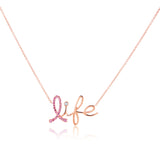 BCA Pink Sapphire & Diamond "Life"