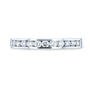 Kobelli Round Diamond Channel Set Wedding Band 1/3 CTW 18k White Gold