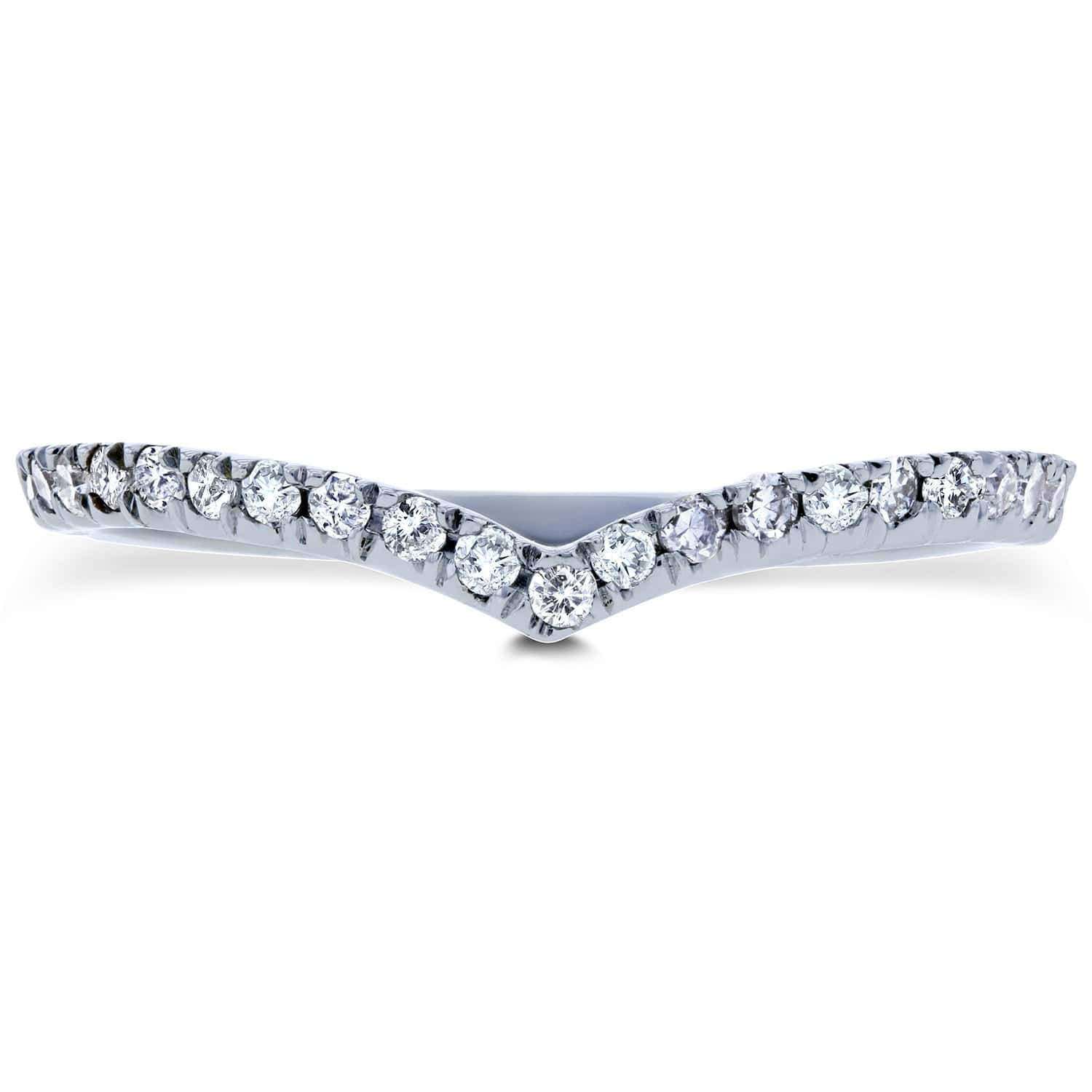 Kobelli Contured Diamond Band 1/6 CTW in 14k White Gold (Fits with 62178 & 62010 Series)