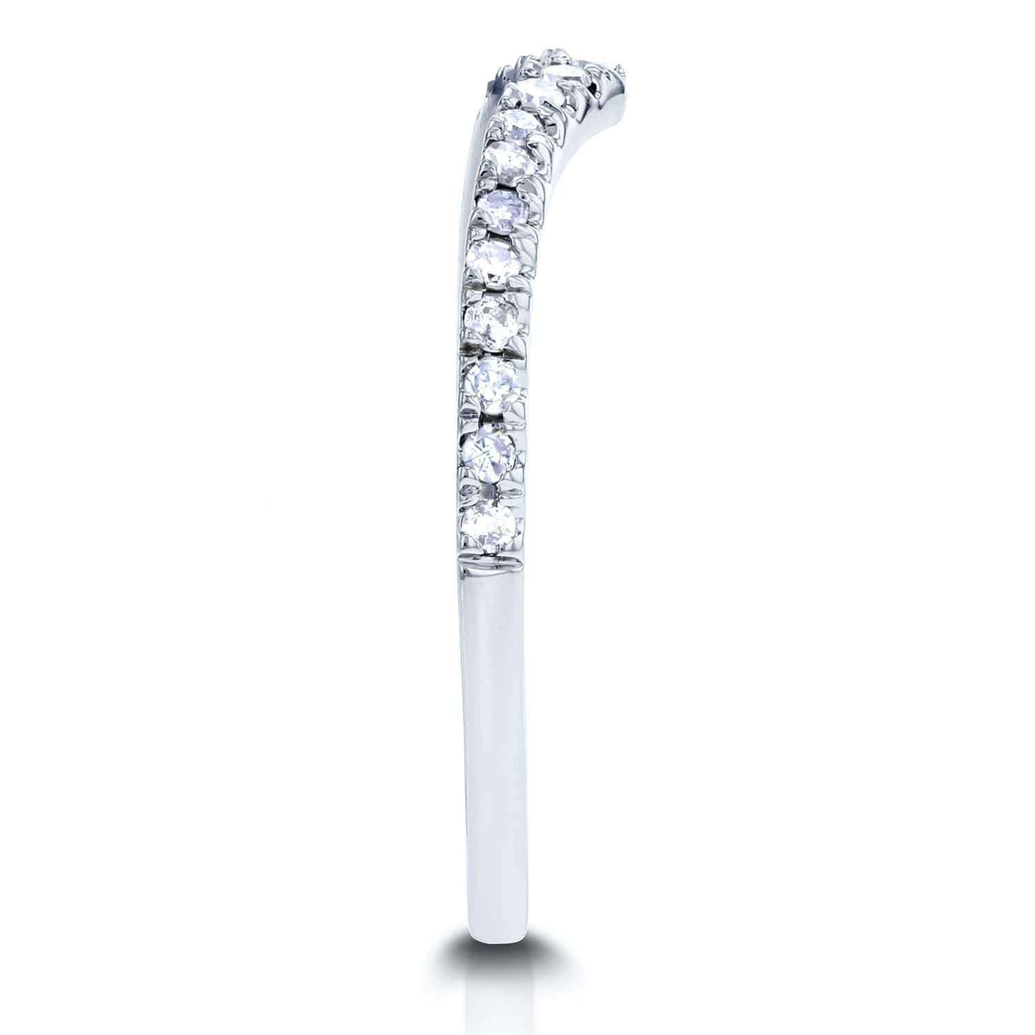Kobelli Contured Diamond Band 1/6 CTW in 14k White Gold (Fits with 62178 & 62010 Series)
