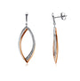 0.1 Carat Natural Diamond Almond Earrings