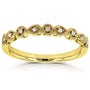 Natural Diamond & Sapphire Accent Alternating Ring