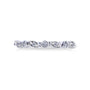 Natural Diamond Accent Simple Stackable Ring
