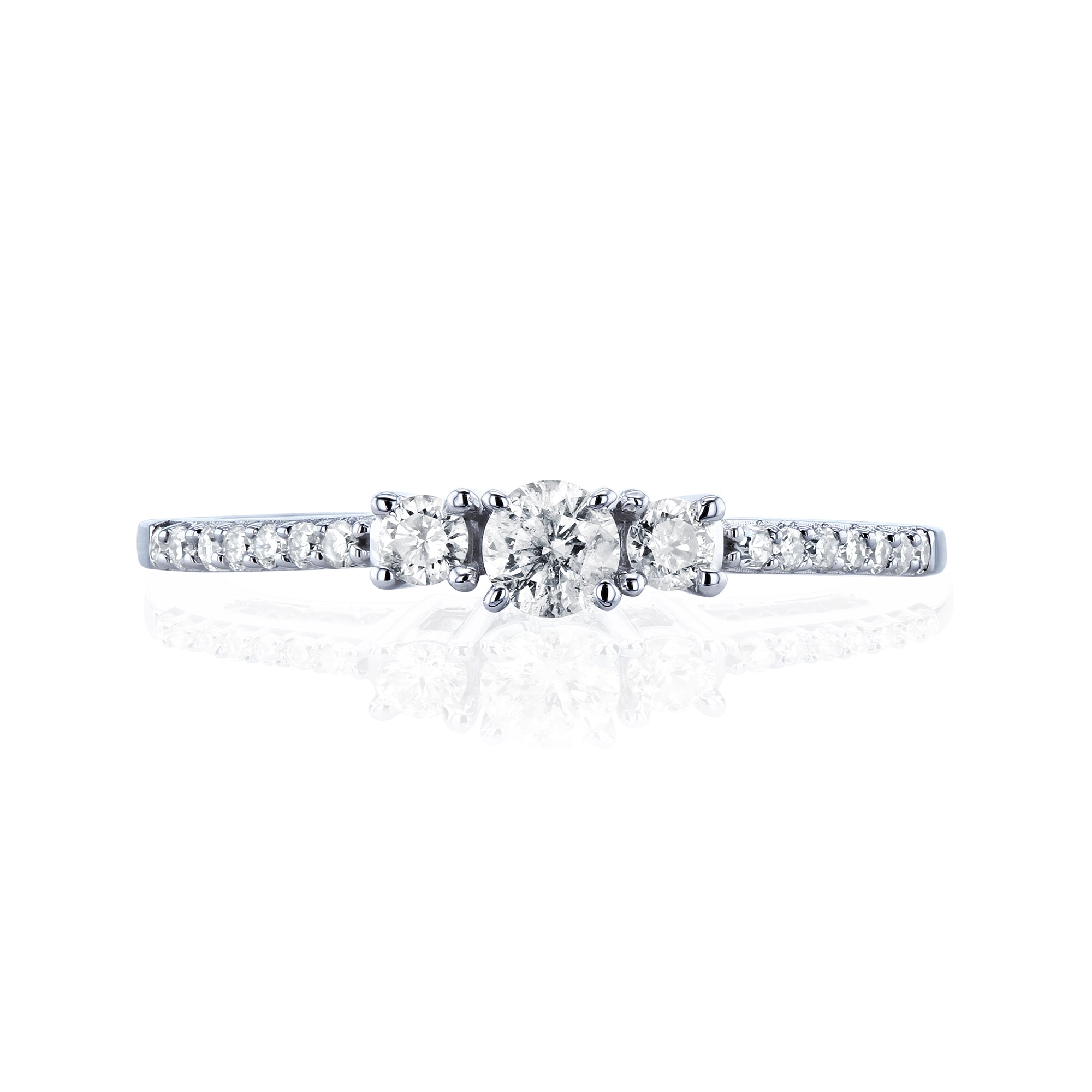 0.25 Carat Natural Diamond Sylvie Ring