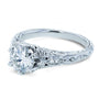 Kobelli Diamond 6-Prong Antique Engagement Ring 1 1/6 CTW 14k White Gold