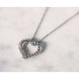 Kobelli Diamond Journey Heart Pendant 1/4 CTW 10k White Gold 62437-W