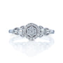 0.25 Carat Natural Diamond Unique Round Multi Cluster Ring