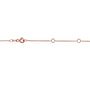 Kobelli Black Diamond Bezel Necklace 1/6 Carat, 14k Rose Gold, Adjustable 13 14 15 Inch 62464RBK-R