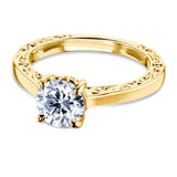 Kobelli 1ct Diamond Solitaire Filigree Engraved Ring 62469R-1E/4.5Y