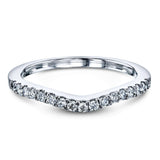 Kobelli Diamond Curved Wedding Band 1/5ct.tw 62475 Series 14k Gold