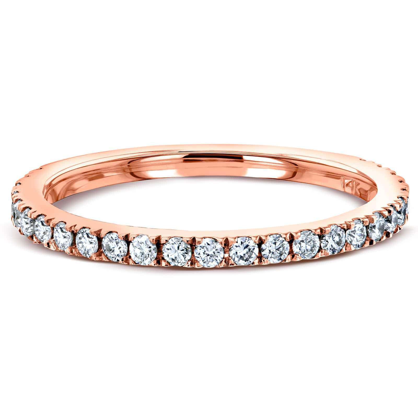 Kobelli 1/3ct.tw Pave Diamond Gold Band 62478D/4.5R