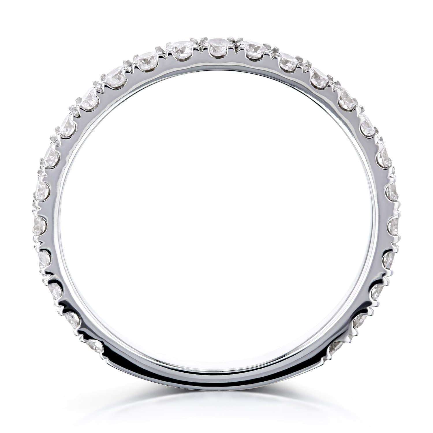 Kobelli Diamond 3-Quarter Eternity Wedding Band 14k 1/2 Carat