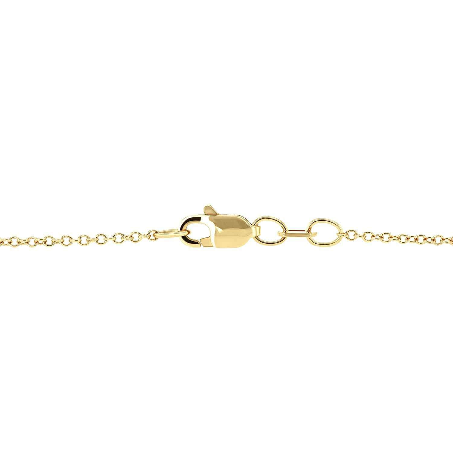 Kobelli Diamond Floral Pendant Necklace 1/4 CTW 10k Yellow Gold, 18in Chain 62493-Y