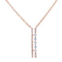 Kobelli Dual Bar Diamond Necklace