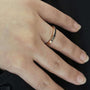 Kobelli Black Diamond Dash Ring 10k Rose Gold