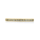 0.14 Carat Natural Diamond Half Eternity Petite Ring