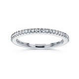 0.14 Carat Natural Diamond Half Eternity Petite Ring