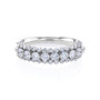 Kobelli Triple Row Diamond Bubble Ring