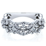 Kobelli Diamond Fashion Band 2/3 Carats (CTW) in 10k White Gold