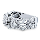 Kobelli Diamond Fashion Band 2/3 Carats (CTW) in 10k White Gold