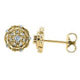 Kobelli Cluster Diamond Stud Earrings 10k Gold