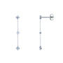 0.13 Carat Natural Diamond Chain Earrings