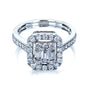 1 Carat Natural Diamond Baguette Cluster Coraline Ring