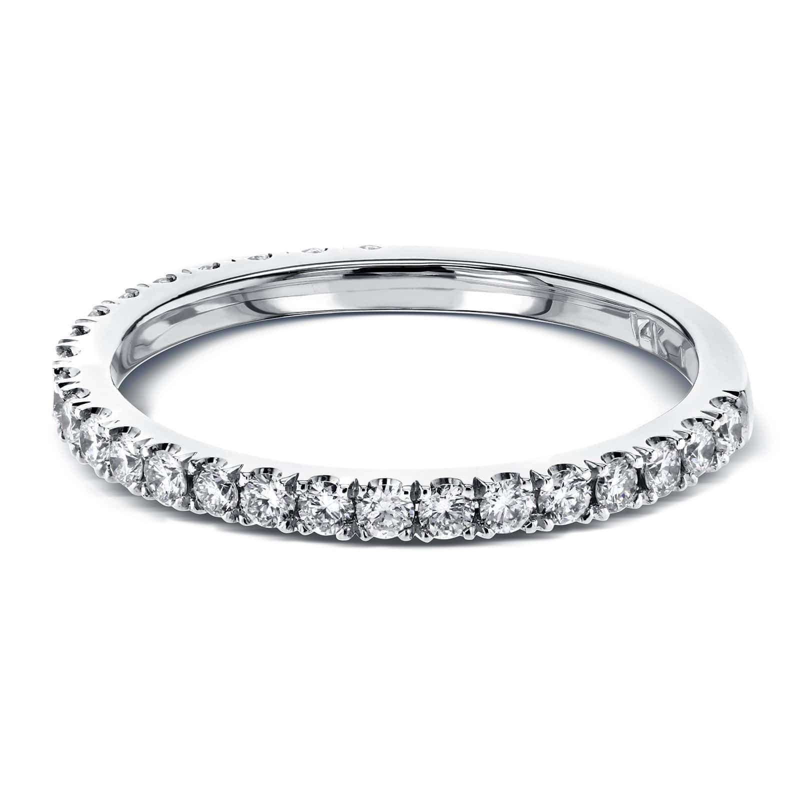 Kobelli Diamond Semi Eternity 3/8 Carat TW Gold Band 62640D/4.5W