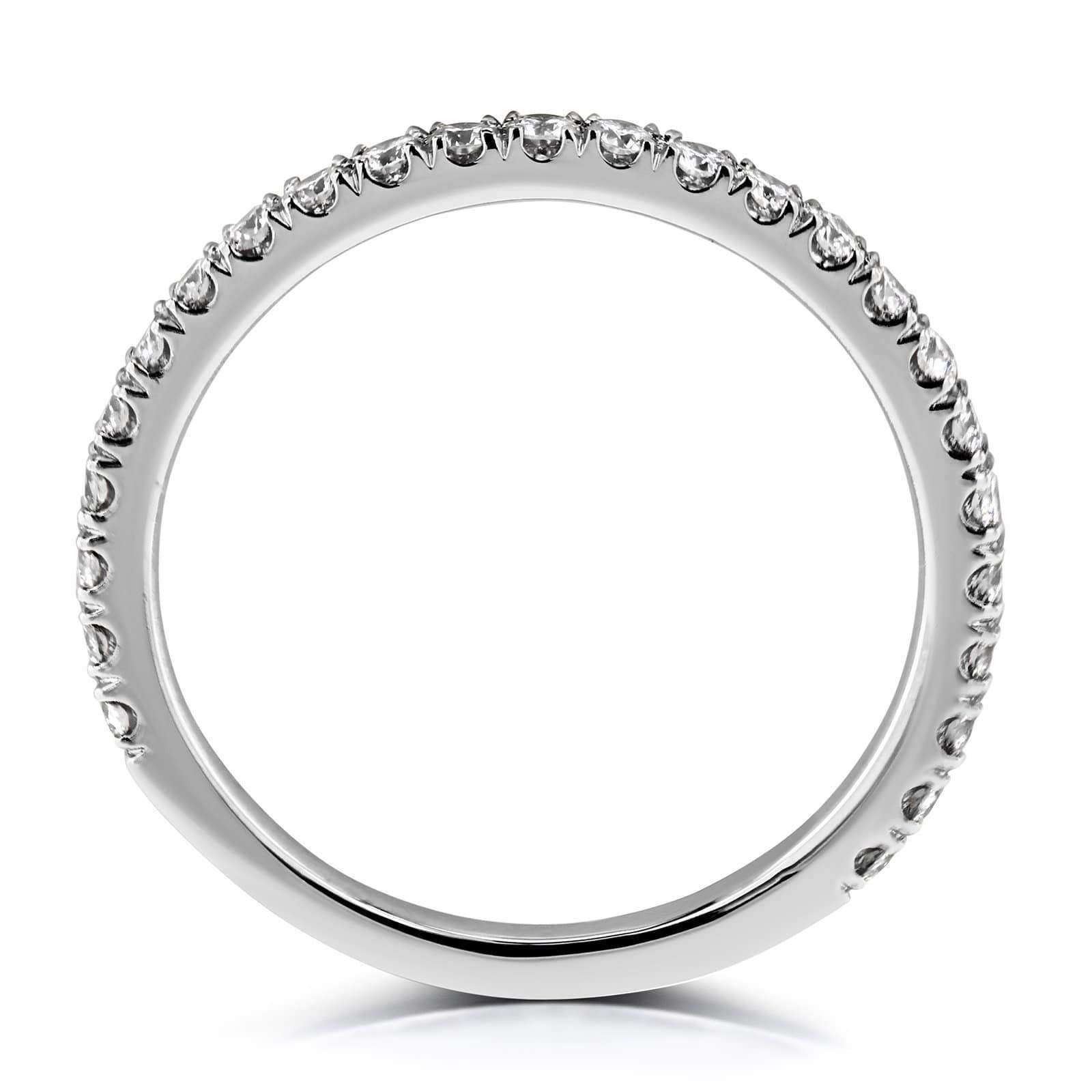 Kobelli Diamond Semi Eternity 3/8 Carat TW Gold Band