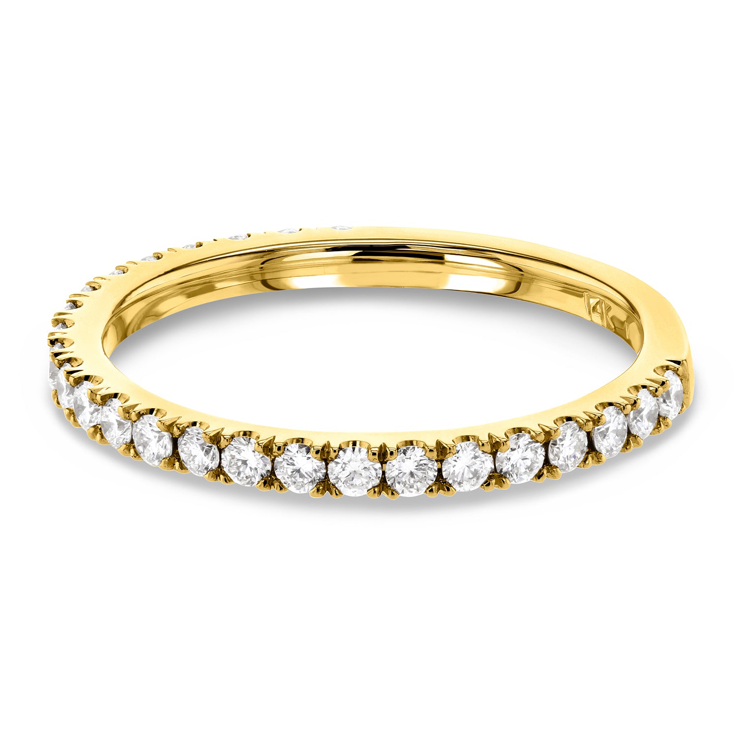0.35 Carat Natural Diamond Near Eternity Martha Ring