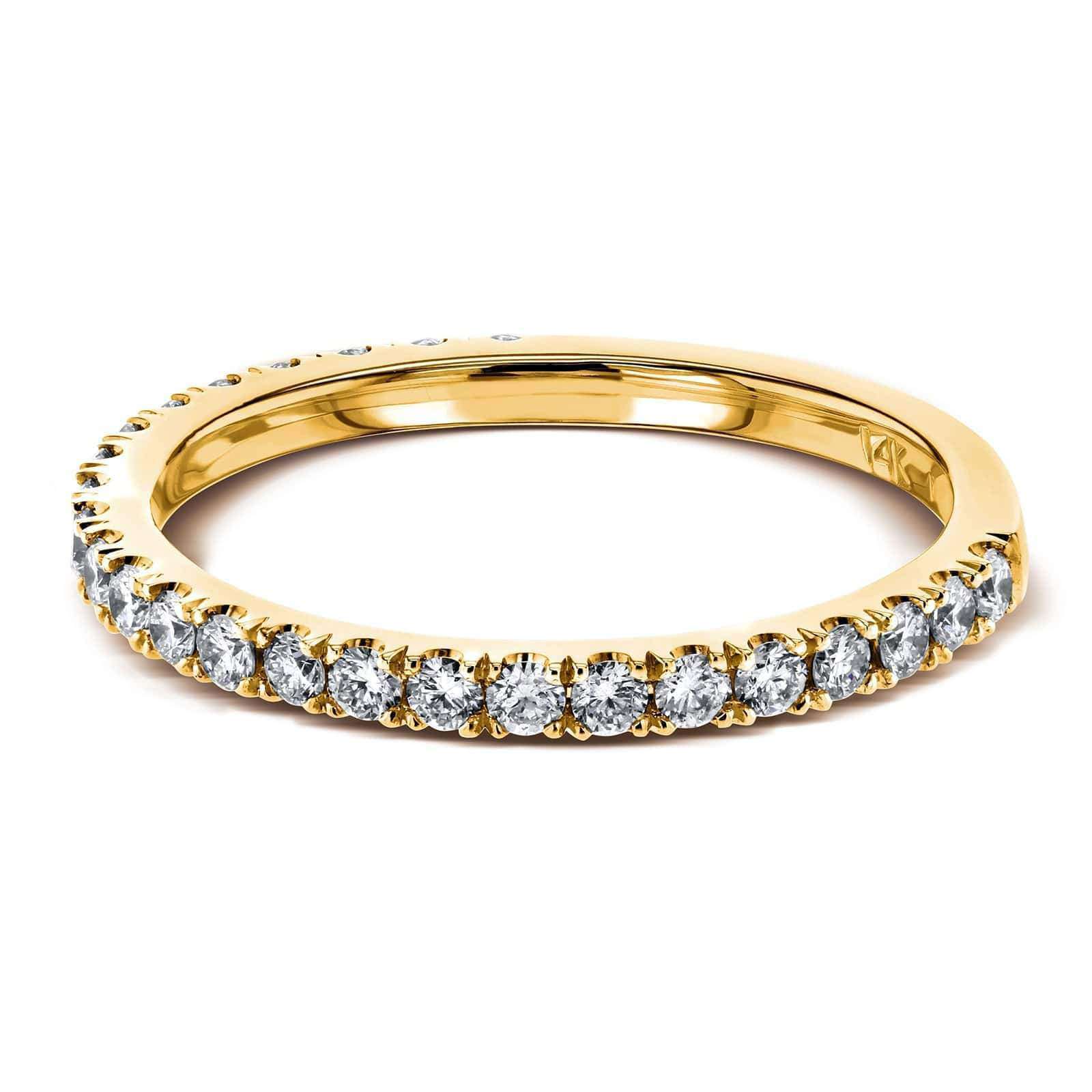 Kobelli Diamond Semi Eternity 3/8 Carat TW Gold Band 62640D/4.5Y