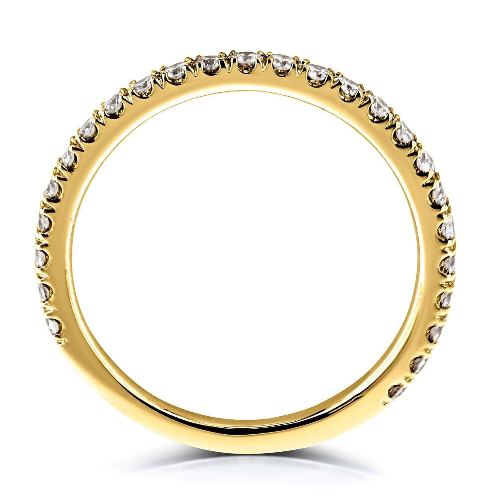 Kobelli Diamond Semi Eternity 3/8 Carat TW Gold Band