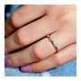 Kobelli Bezel Sapphire Pave Diamond Patterned Gold Band