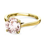 Kobelli 8mm Morganite Ring 62735RMR-2E/4Y