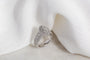 Marquis Double Halo Diamond Cluster Ring