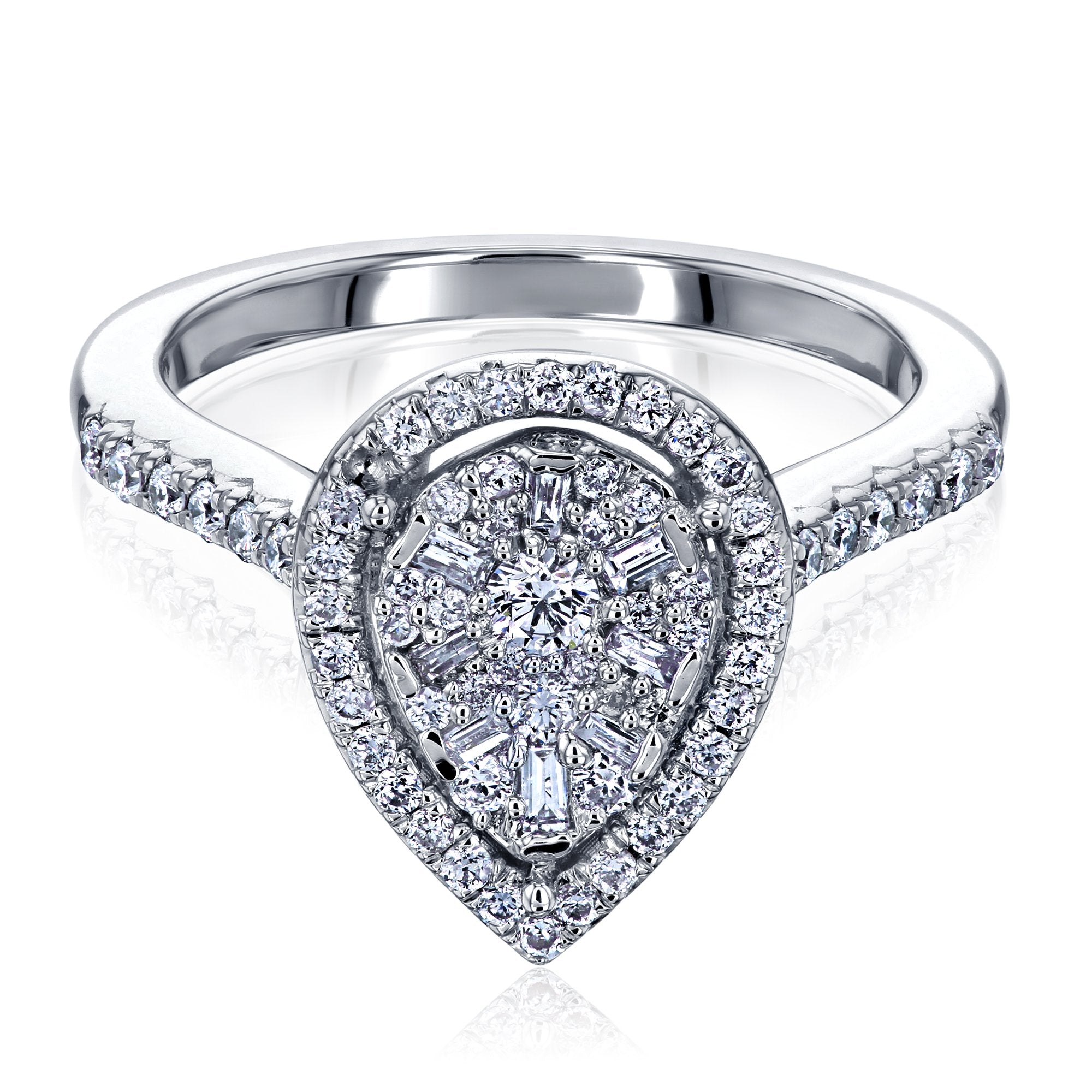 Kobelli Diamond Cluster Rings