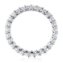 Kobelli 1 CTW Deep U-Prong Natural Diamond Eternity Wedding Band in 14k Gold