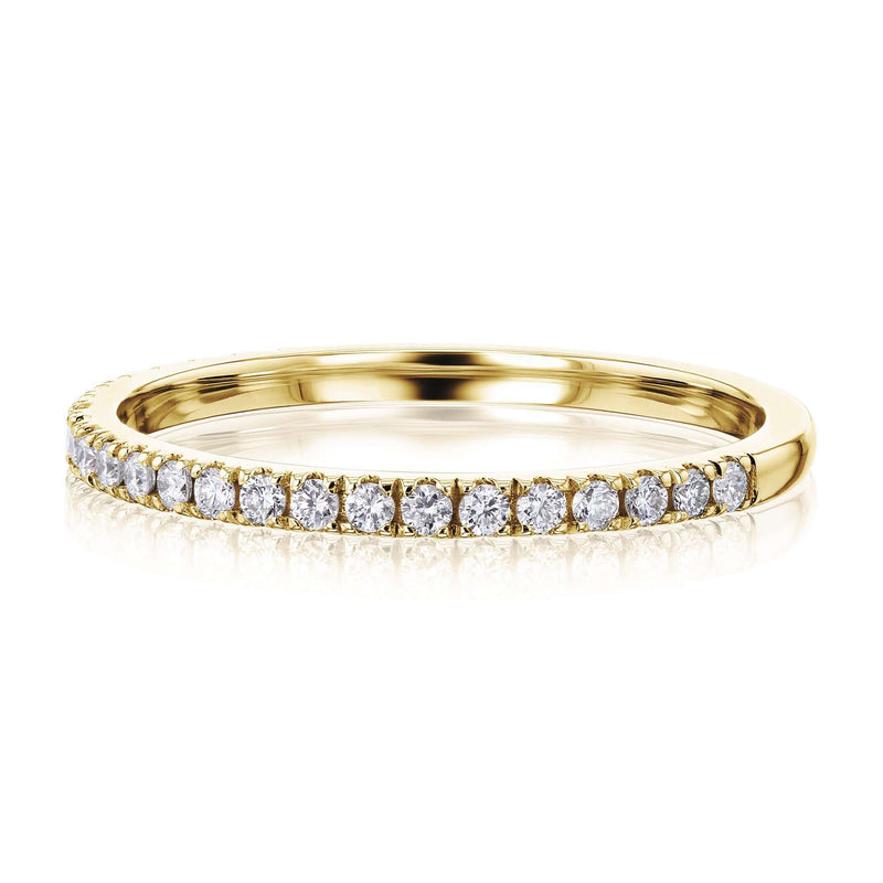 Kobelli Scalloped Pave Diamond Wedding Ring