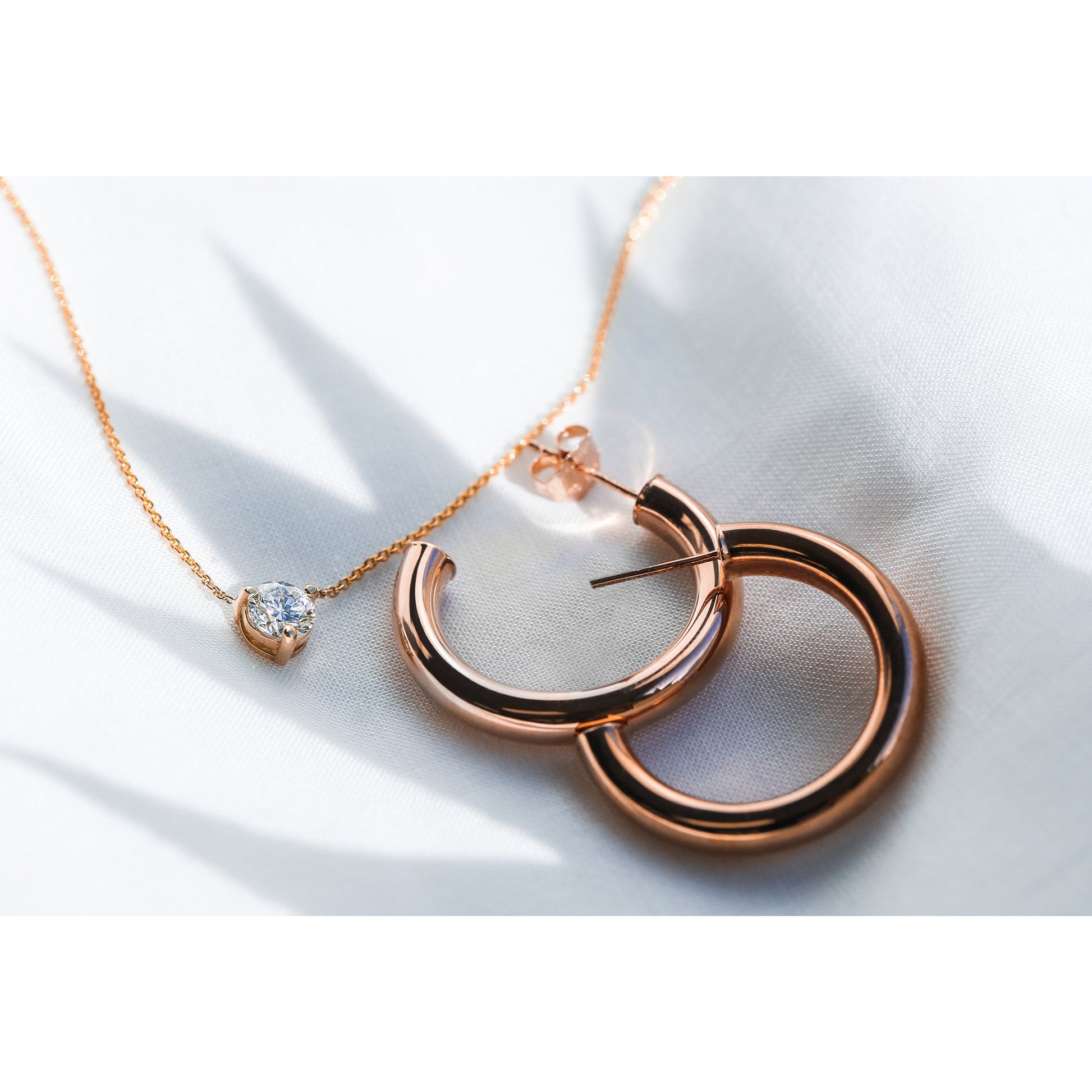 Kobelli 4x25 MM Open Hoop Earrings