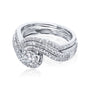 Kobelli Diamond Dual Wave Bridal Set