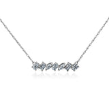 Kobelli Mixy Natural Diamonds Bar Necklace
