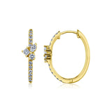 Kobelli Mixy Budding Cluster Diamond Earrings