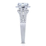 Kobelli Antique Oval Diamond Braided Engagement Ring 1 CTW in 14k White Gold
