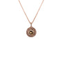 1.89 Carat Champagne Diamond Necklace